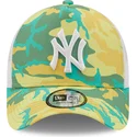 mutsid-kumer-roheline-snapback-a-frame-camo-pack-new-york-yankees-mlb-new-era