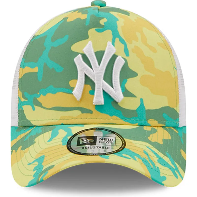 mutsid-kumer-roheline-snapback-a-frame-camo-pack-new-york-yankees-mlb-new-era