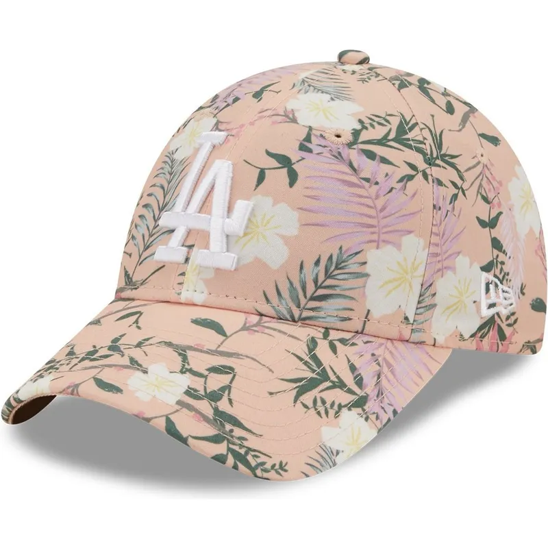mutsid-kumer-roosa-reguleeritav-9forty-floral-los-angeles-dodgers-mlb-new-era