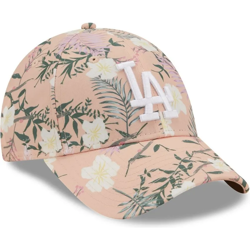 mutsid-kumer-roosa-reguleeritav-9forty-floral-los-angeles-dodgers-mlb-new-era