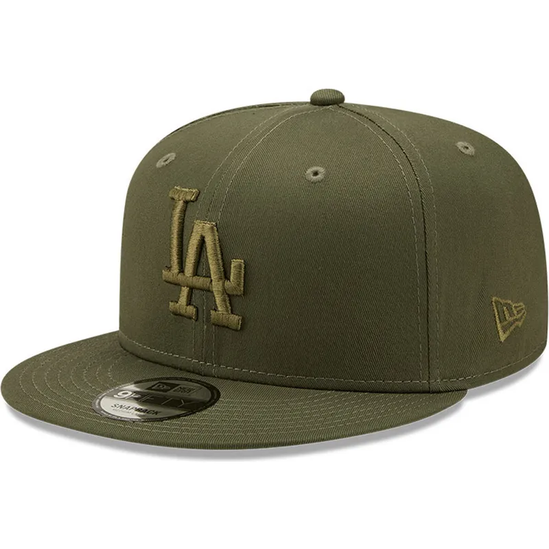 mutsid-lame-roheline-snapback-9fifty-league-essential-los-angeles-dodgers-mlb-new-era