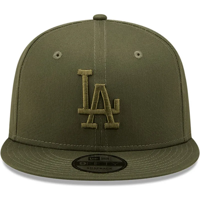 mutsid-lame-roheline-snapback-9fifty-league-essential-los-angeles-dodgers-mlb-new-era