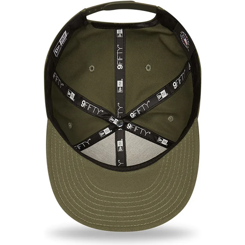 mutsid-lame-roheline-snapback-9fifty-league-essential-los-angeles-dodgers-mlb-new-era