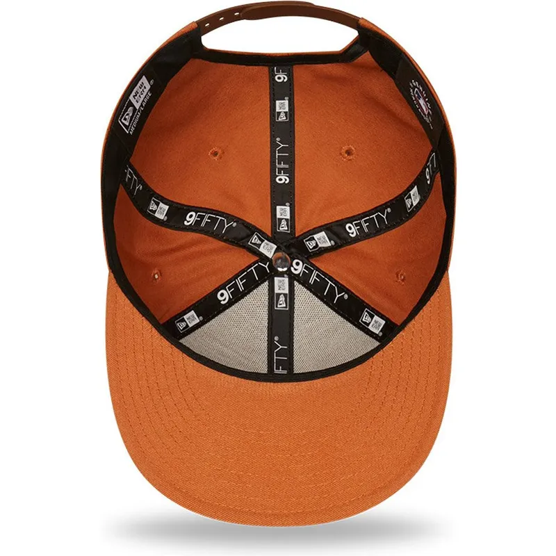 mutsid-lame-pruun-snapback-9fifty-league-essential-los-angeles-dodgers-mlb-new-era