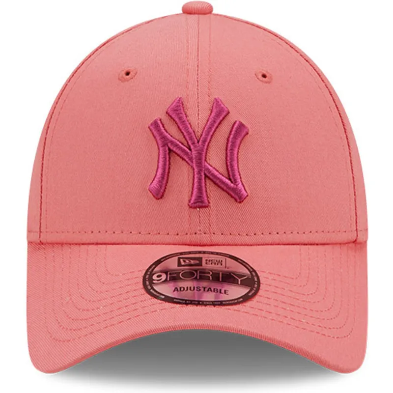 mutsid-kumer-roosa-reguleeritav-9forty-league-essential-new-york-yankees-mlb-new-era