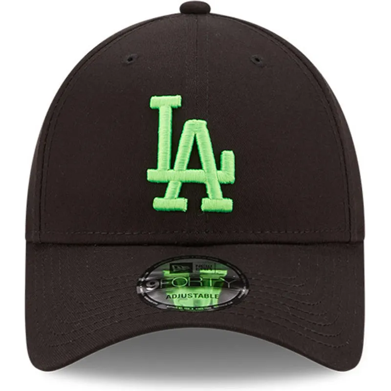 mutsid-kumer-must-reguleeritav-9forty-neon-pack-los-angeles-dodgers-mlb-new-era