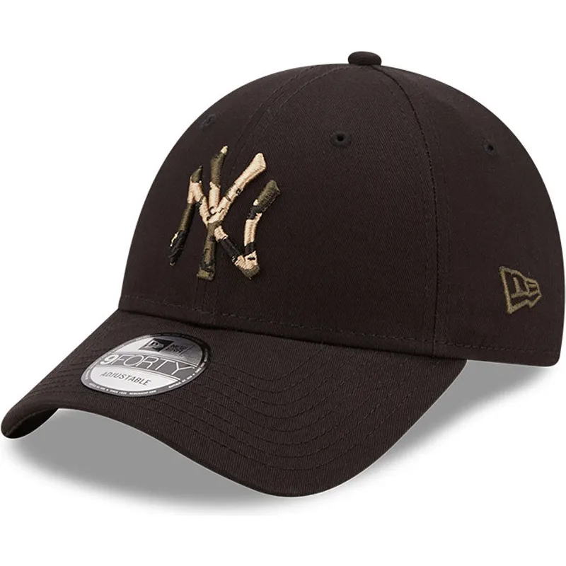 mutsid-kumer-must-reguleeritav-9forty-camo-infill-new-york-yankees-mlb-new-era