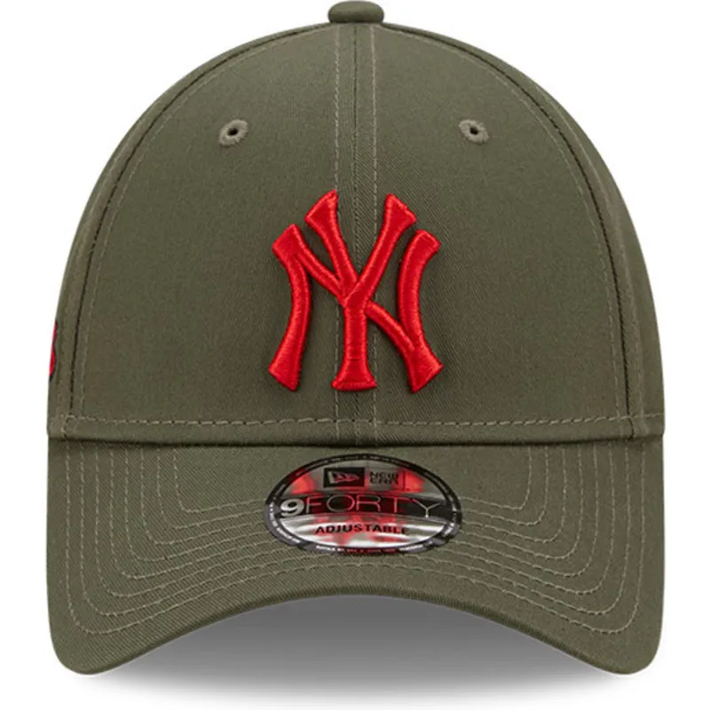 mutsid-kumer-roheline-reguleeritav-9forty-stadium-food-new-york-yankees-mlb-new-era