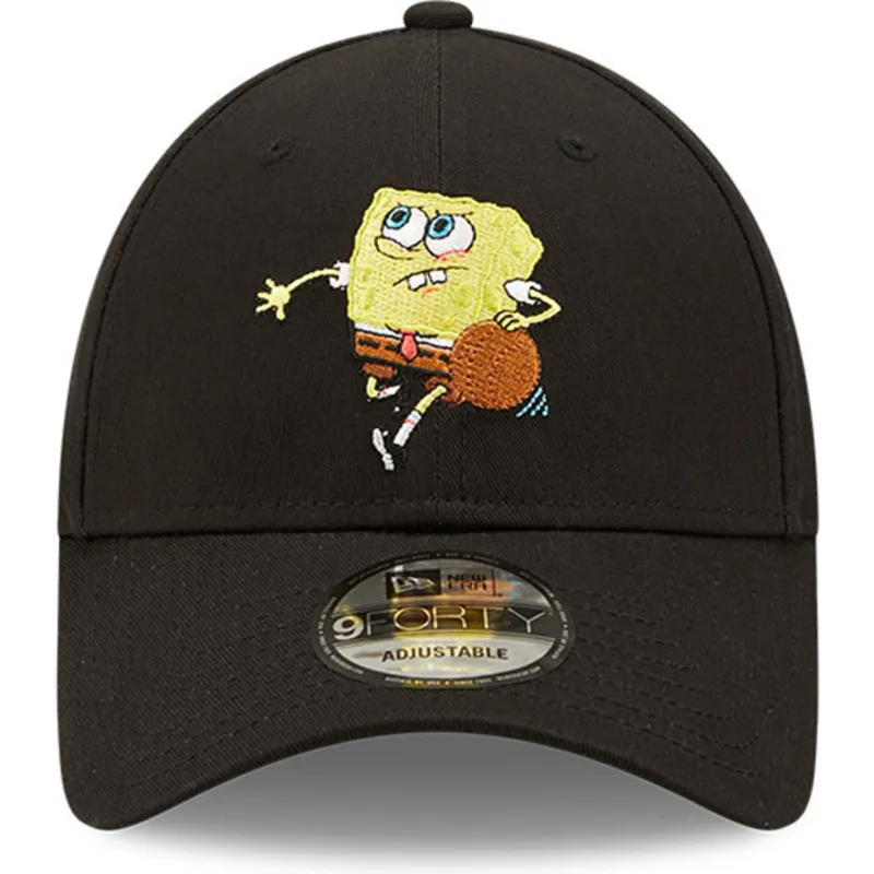 mutsid-kumer-must-reguleeritav-9forty-sporty-spongebob-new-era