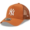 mutsid-kumer-pruun-snapback-a-frame-tonal-mesh-new-york-yankees-mlb-new-era
