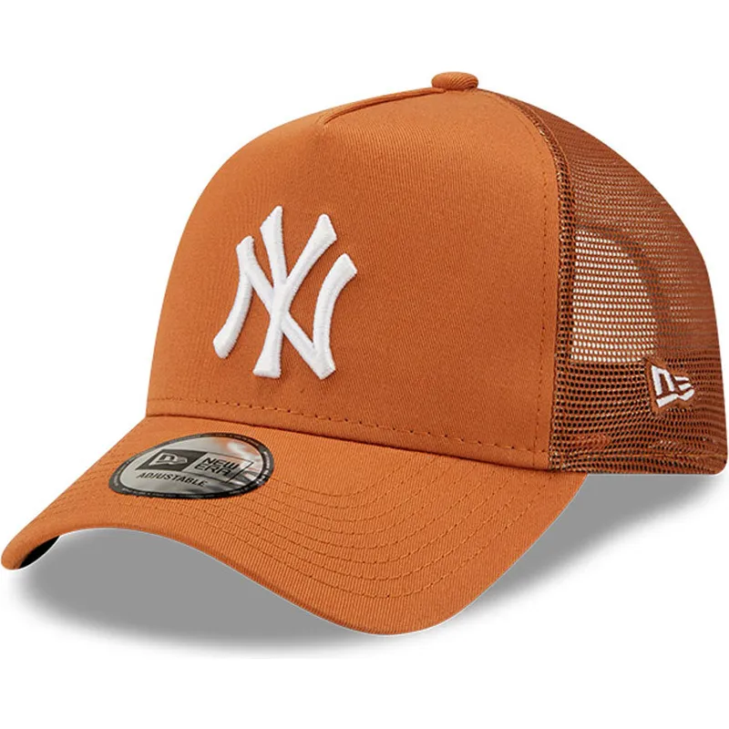 mutsid-kumer-pruun-snapback-a-frame-tonal-mesh-new-york-yankees-mlb-new-era