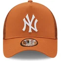 mutsid-kumer-pruun-snapback-a-frame-tonal-mesh-new-york-yankees-mlb-new-era