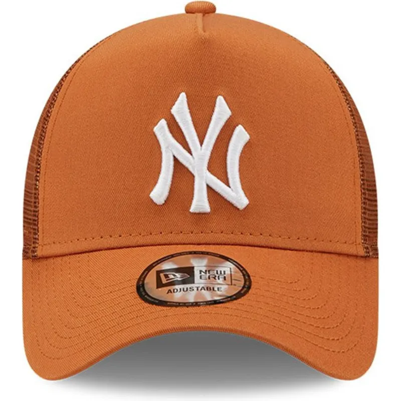 mutsid-kumer-pruun-snapback-a-frame-tonal-mesh-new-york-yankees-mlb-new-era