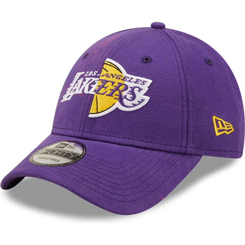 mutsid-kumer-violetne-reguleeritav-9forty-washed-pack-split-los-angeles-lakers-nba-new-era