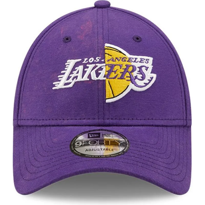 mutsid-kumer-violetne-reguleeritav-9forty-washed-pack-split-los-angeles-lakers-nba-new-era