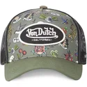 mutsid-kumer-roheline-snapback-tattoo-tat-k-von-dutch
