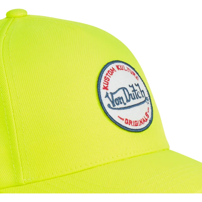 mutsid-kumer-kollane-snapback-kustom-kulture-col-yel1-von-dutch
