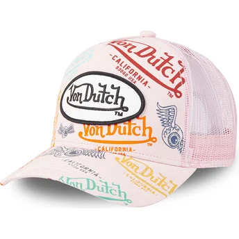 Cap kumer pink snapback Von Dutch