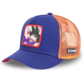 Capslab Son Goku DB2 GOK Dragon Ball Blue and Orange Trucker Hat