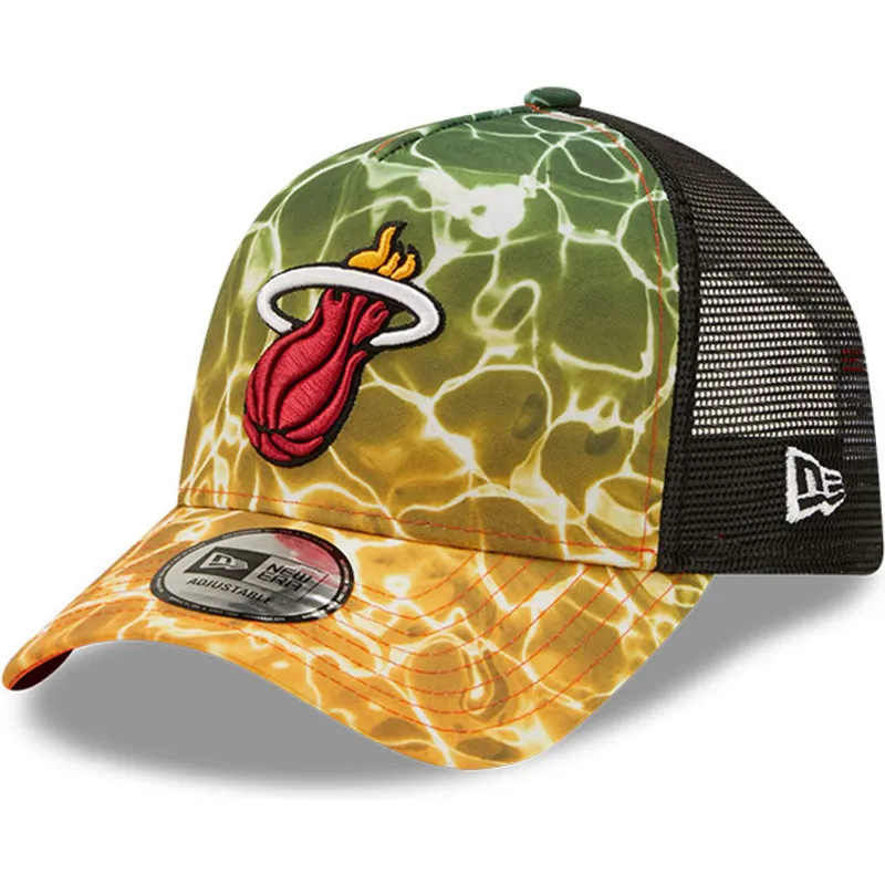 mutsid-kumer-mitmevarviline-snapback-a-frame-summer-city-miami-heat-nba-new-era