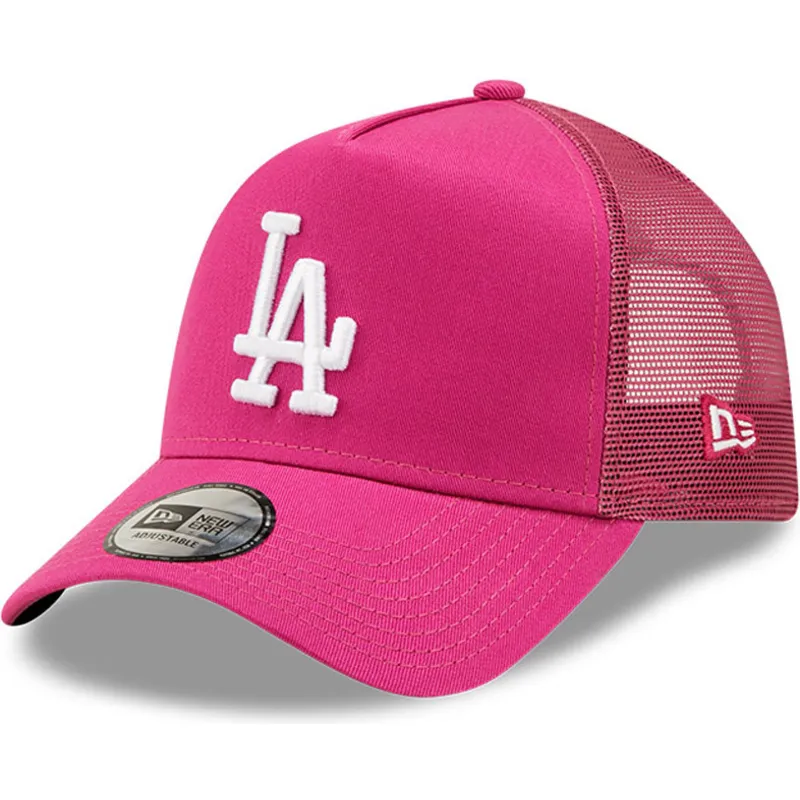 mutsid-kumer-roosa-snapback-a-frame-tonal-mesh-los-angeles-dodgers-mlb-new-era