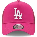mutsid-kumer-roosa-snapback-a-frame-tonal-mesh-los-angeles-dodgers-mlb-new-era