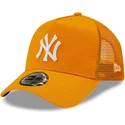 mutsid-kumer-oranz-snapback-a-frame-tonal-mesh-new-york-yankees-mlb-new-era