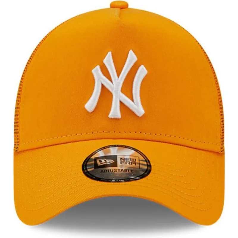 mutsid-kumer-oranz-snapback-a-frame-tonal-mesh-new-york-yankees-mlb-new-era
