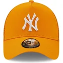 mutsid-kumer-oranz-snapback-a-frame-tonal-mesh-new-york-yankees-mlb-new-era