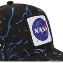 capslab-curved-brim-gli-nasa-black-adjustable-cap