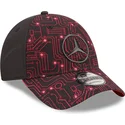 mutsid-kumer-punane-reguleeritav-9forty-esports-grand-prix-mercedes-formula-1-new-era