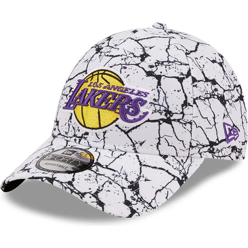 mutsid-kumer-valge-reguleeritav-9forty-marble-los-angeles-lakers-nba-new-era
