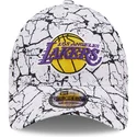 mutsid-kumer-valge-reguleeritav-9forty-marble-los-angeles-lakers-nba-new-era
