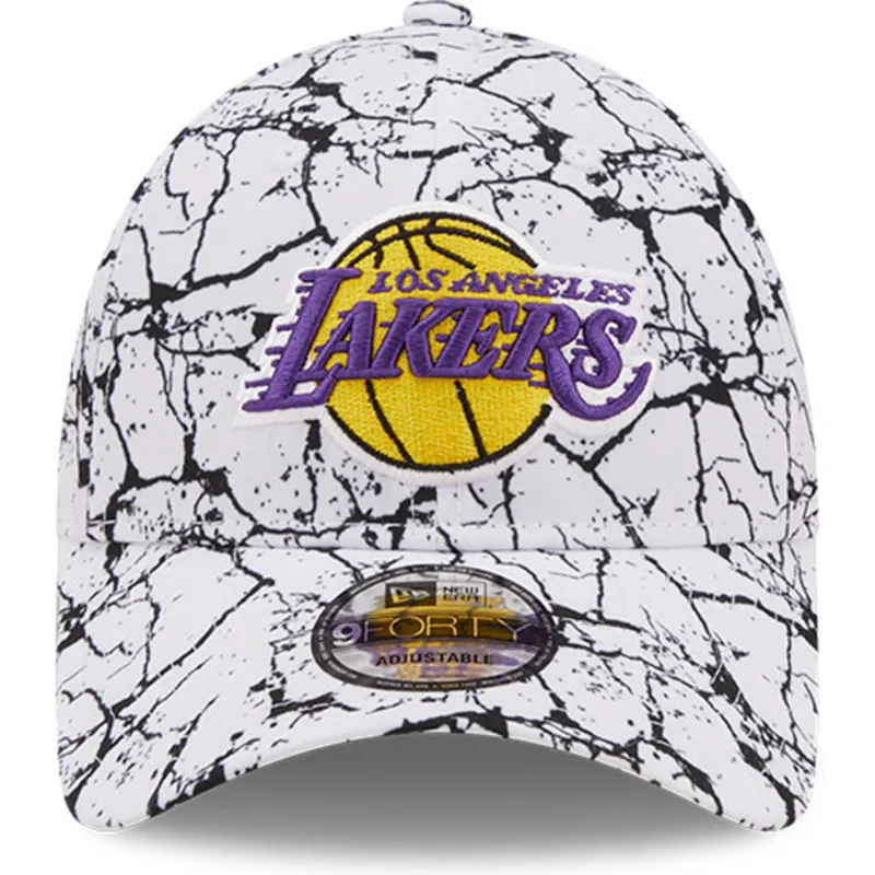mutsid-kumer-valge-reguleeritav-9forty-marble-los-angeles-lakers-nba-new-era