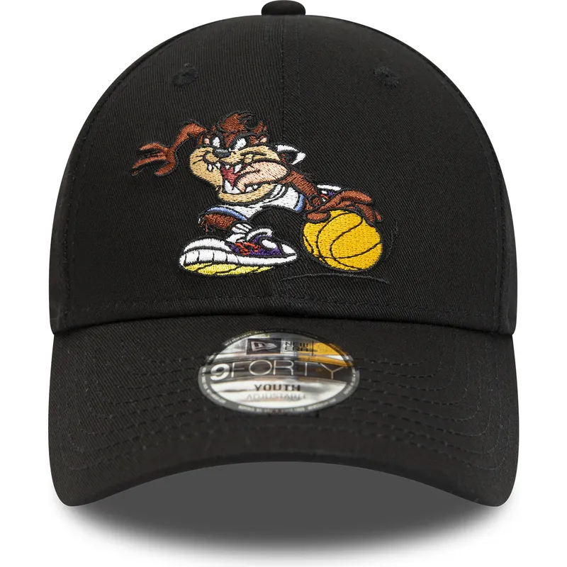 mutsid-kumer-must-reguleeritav-lastele-9forty-sporty-tasmania-looney-tunes-new-era