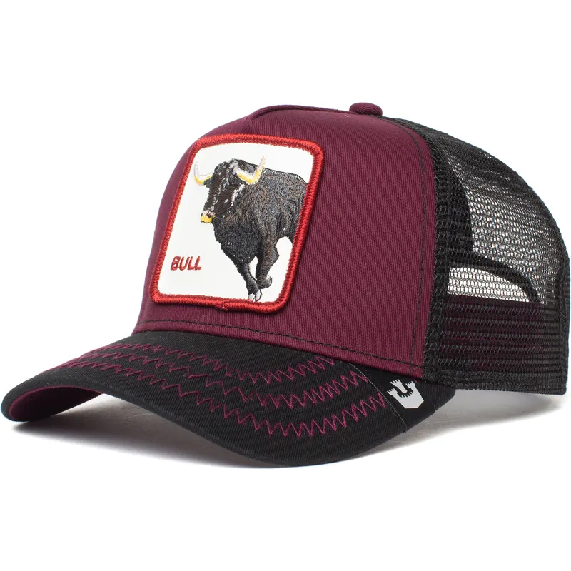 mutsid-kumer-punane-snapback-the-bull-the-farm-goorin-bros