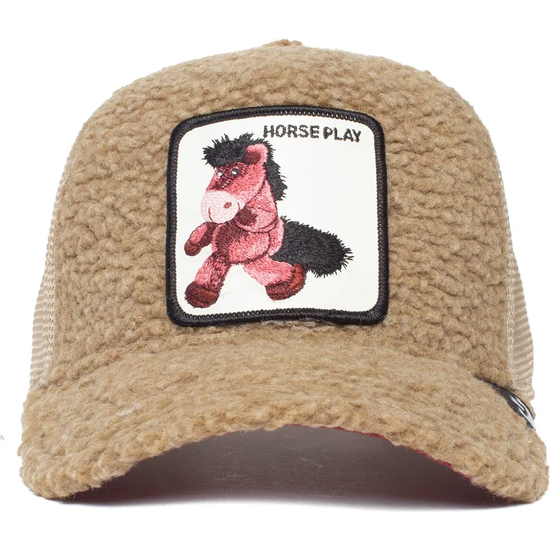 mutsid-kumer-pruun-snapback-lastele-horse-play-little-horsey-the-farm-goorin-bros