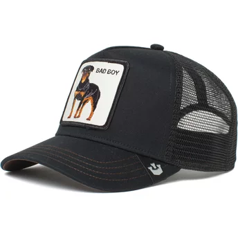Goorin Bros. Youth Rottweiler Dog Bad Boy Naughty Pup The Farm Black Trucker Hat