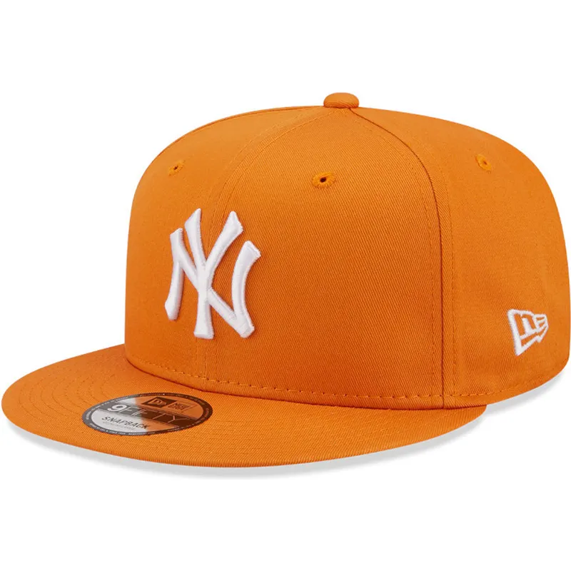 mutsid-lame-oranz-snapback-9fifty-league-essential-new-york-yankees-mlb-new-era