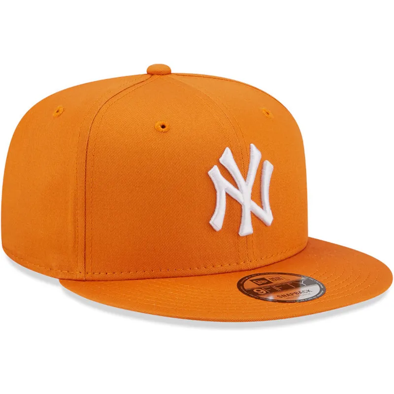 mutsid-lame-oranz-snapback-9fifty-league-essential-new-york-yankees-mlb-new-era