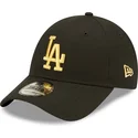 mutsid-kumer-must-reguleeritav-dorado-9forty-metallic-los-angeles-dodgers-mlb-new-era
