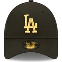mutsid-kumer-must-reguleeritav-dorado-9forty-metallic-los-angeles-dodgers-mlb-new-era