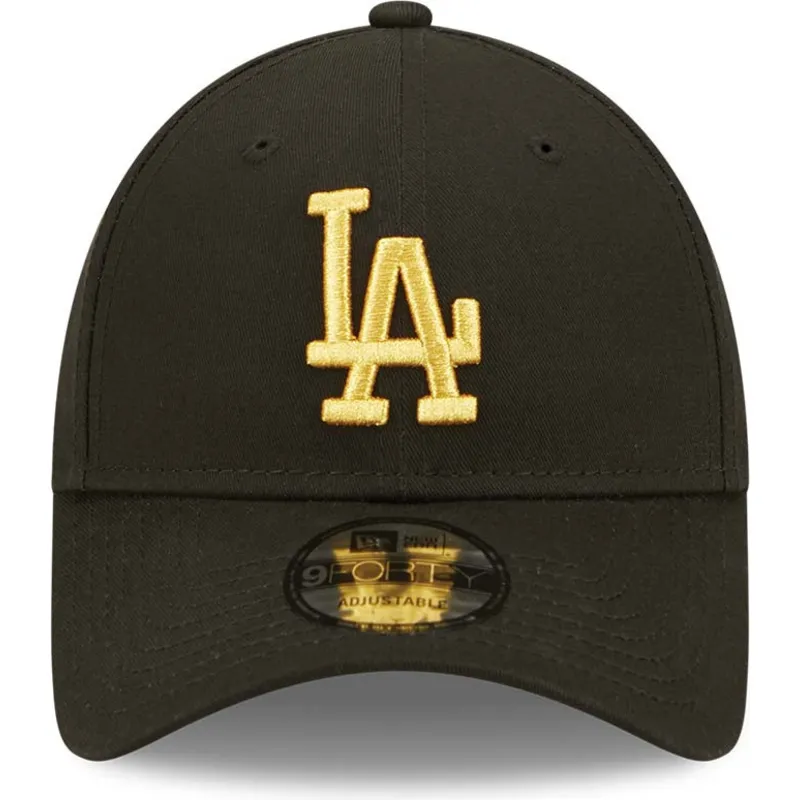 mutsid-kumer-must-reguleeritav-dorado-9forty-metallic-los-angeles-dodgers-mlb-new-era