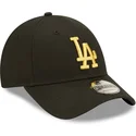 mutsid-kumer-must-reguleeritav-dorado-9forty-metallic-los-angeles-dodgers-mlb-new-era