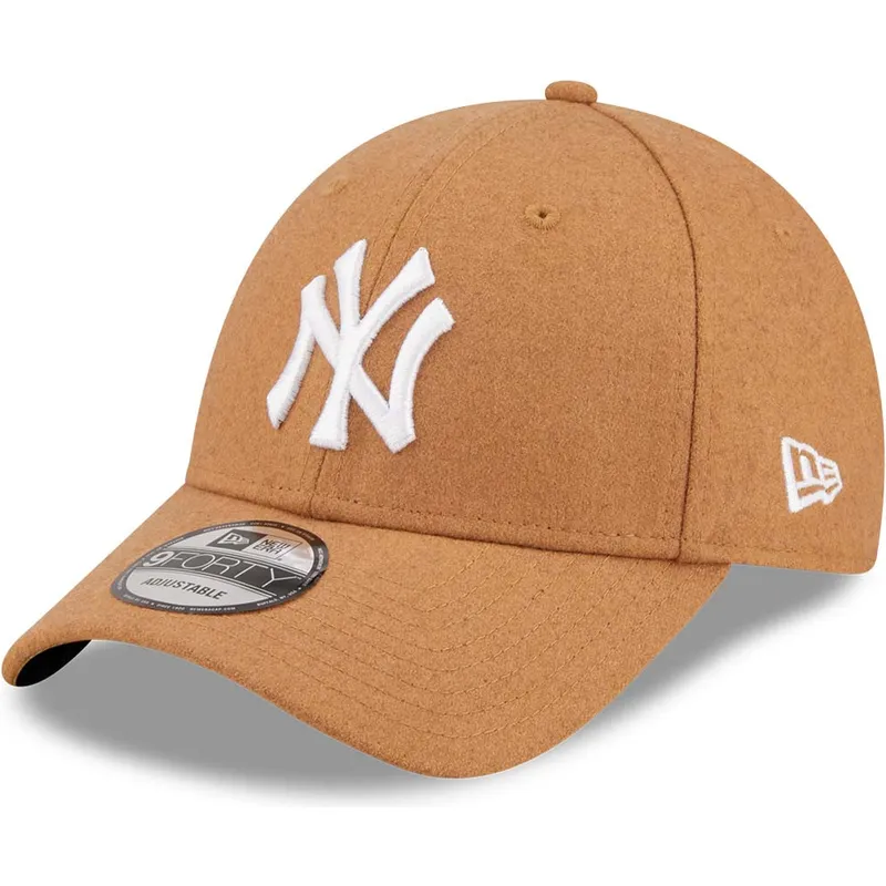mutsid-kumer-pruun-reguleeritav-9forty-the-league-melton-wool-new-york-yankees-mlb-new-era
