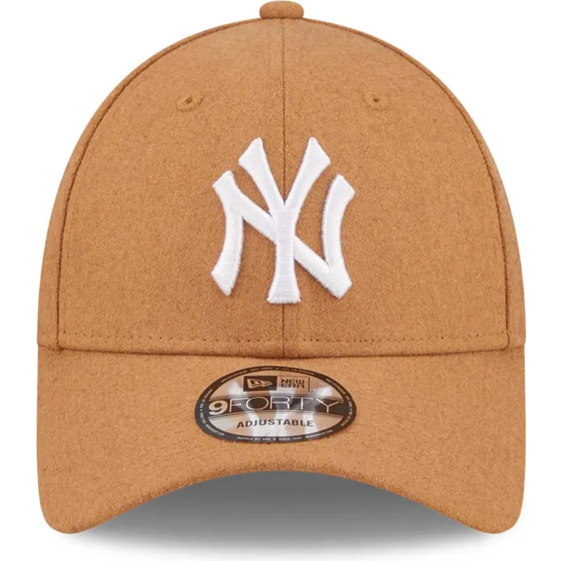 mutsid-kumer-pruun-reguleeritav-9forty-the-league-melton-wool-new-york-yankees-mlb-new-era