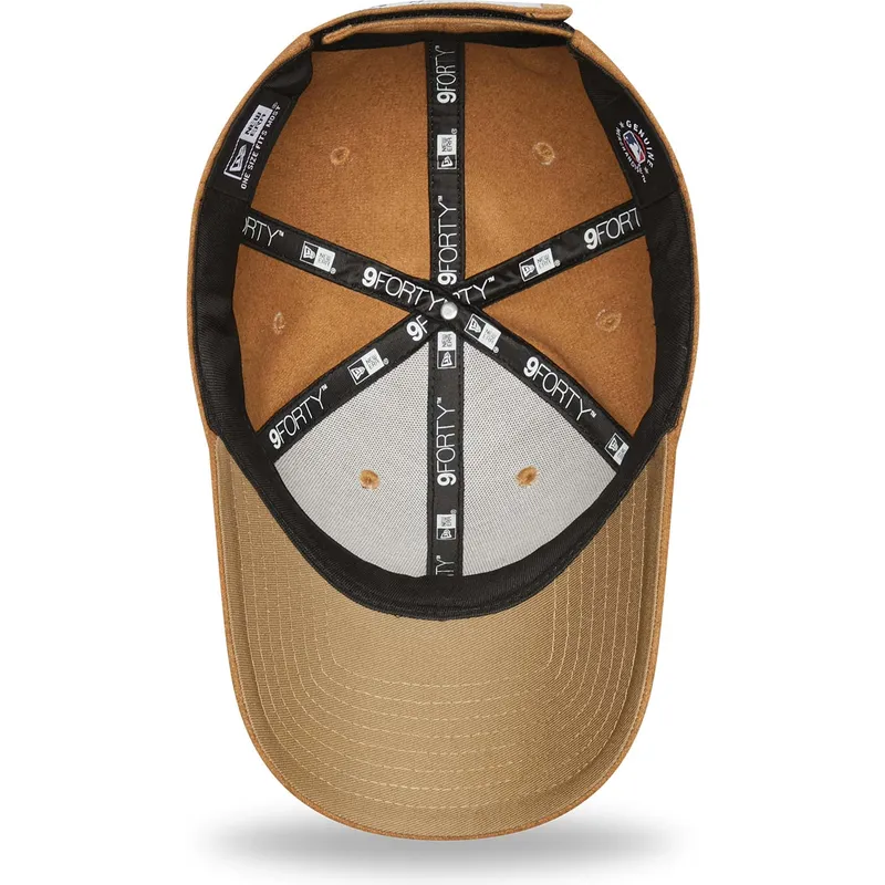 mutsid-kumer-pruun-reguleeritav-9forty-the-league-melton-wool-new-york-yankees-mlb-new-era