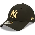 mutsid-kumer-must-reguleeritav-dorado-9forty-metallic-new-york-yankees-mlb-new-era