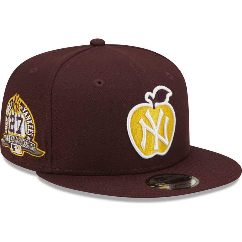 mutsid-lame-punane-snapback-9fifty-ny-apple-new-york-yankees-mlb-new-era