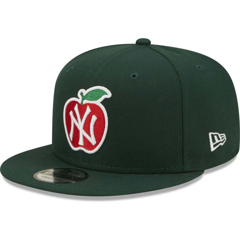 mutsid-lame-roheline-snapback-9fifty-ny-apple-new-york-yankees-mlb-new-era
